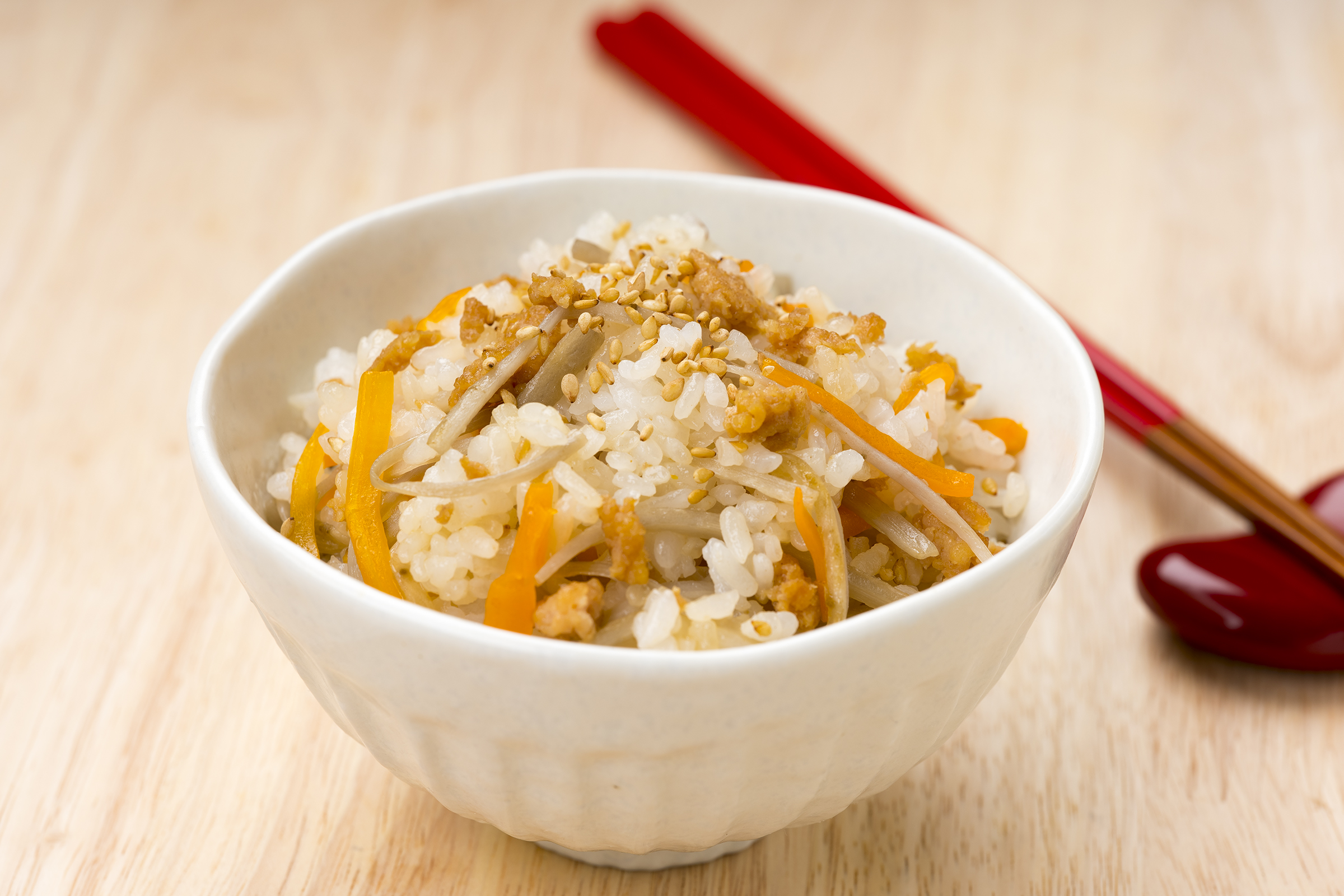 鶏きんぴら混ぜご飯