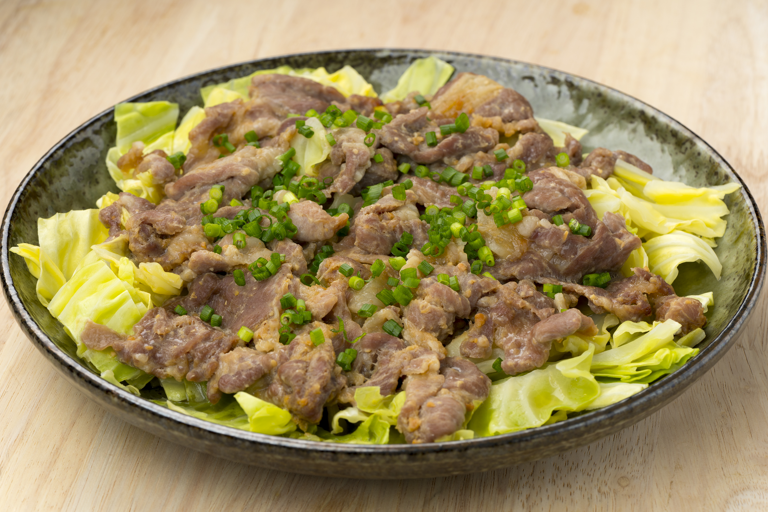 豚肉とキャベツのレンジ蒸し