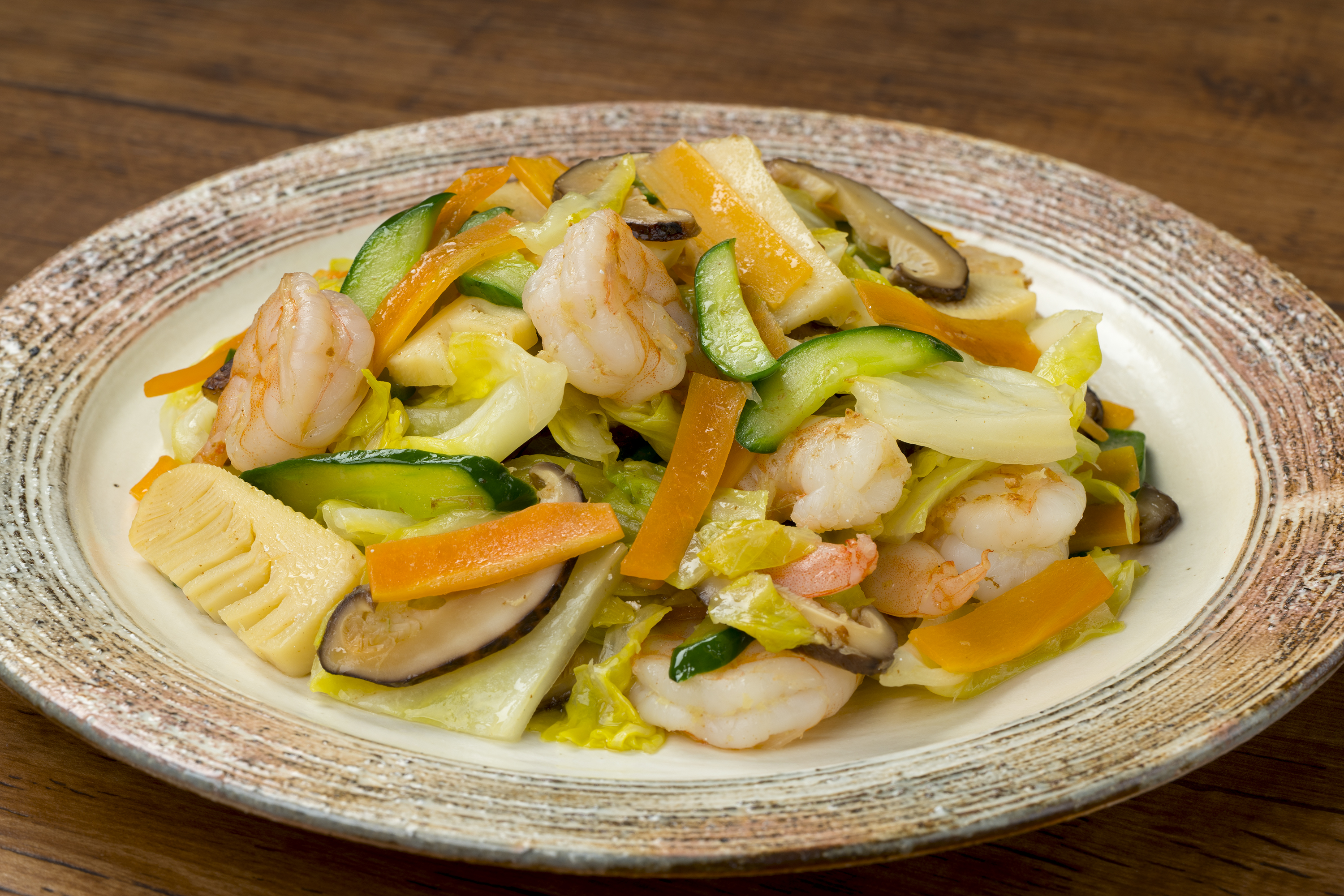 キャベツの五目炒め