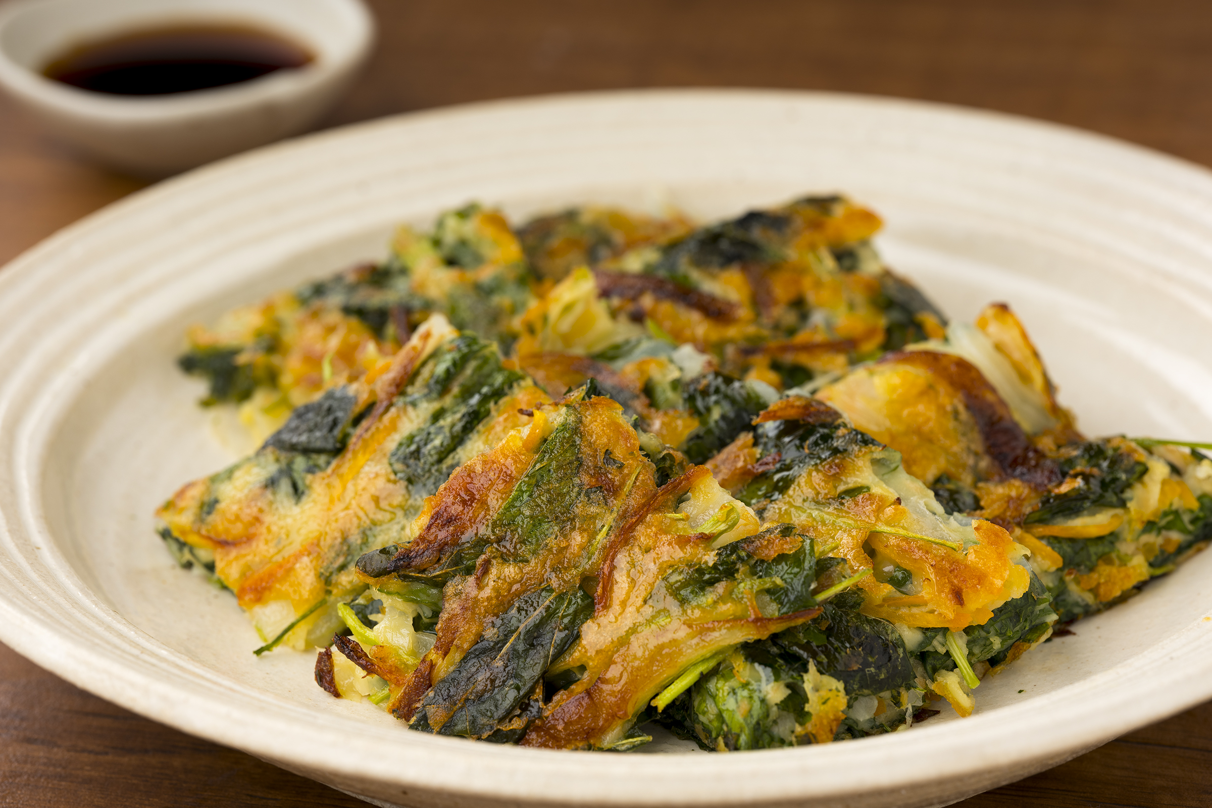 モロヘイヤのチヂミ