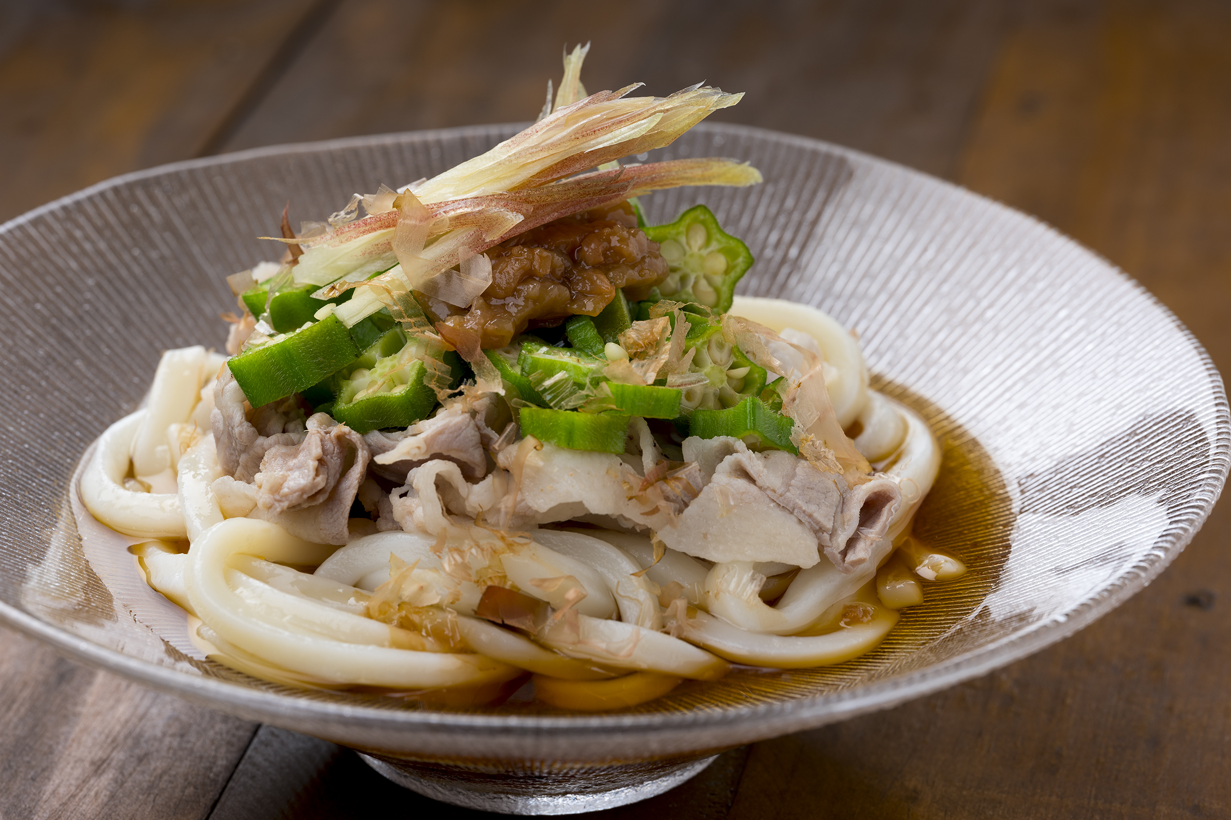 冷しゃぶの梅風味うどん