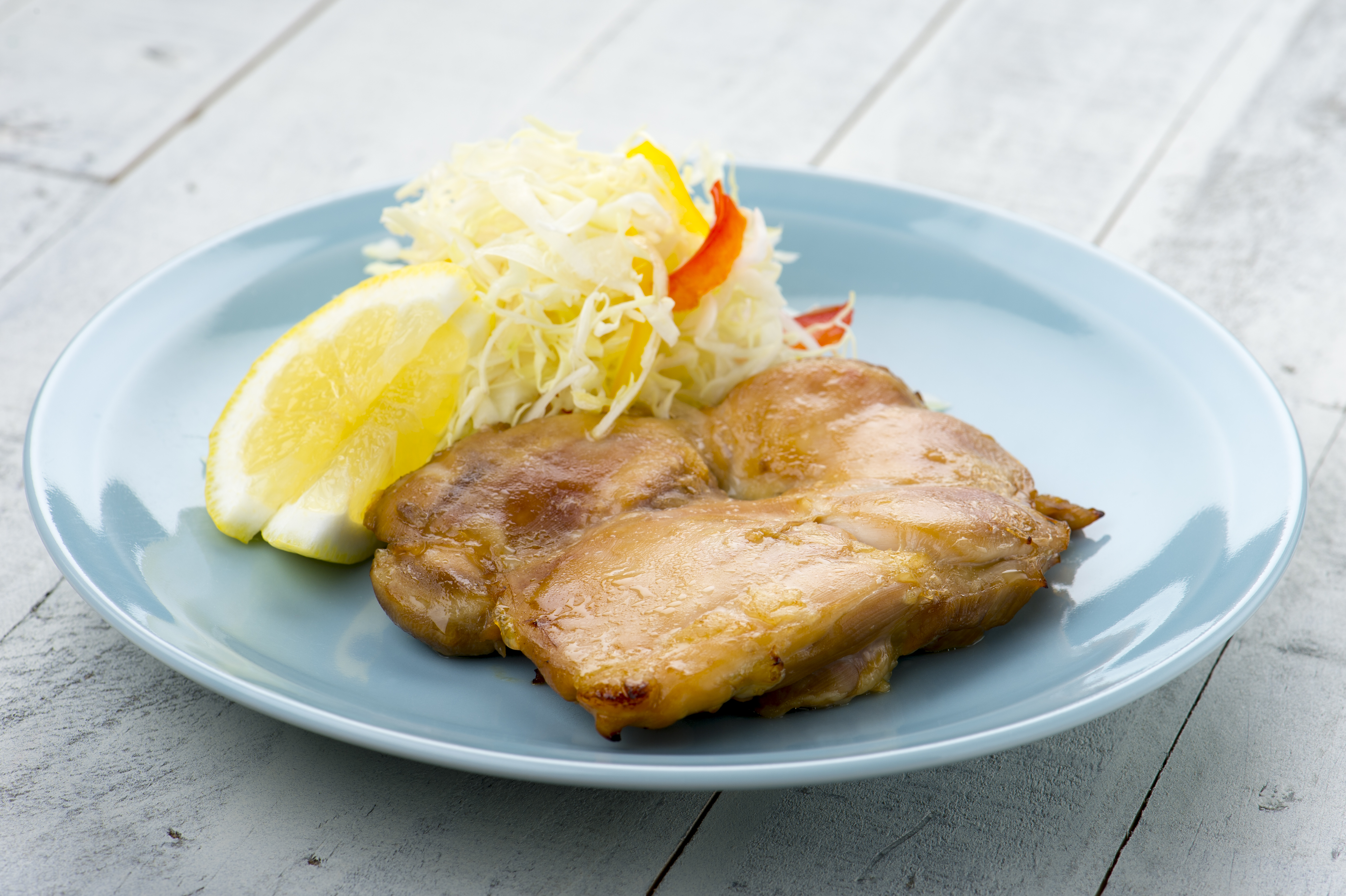 鶏肉のレモン醤油焼