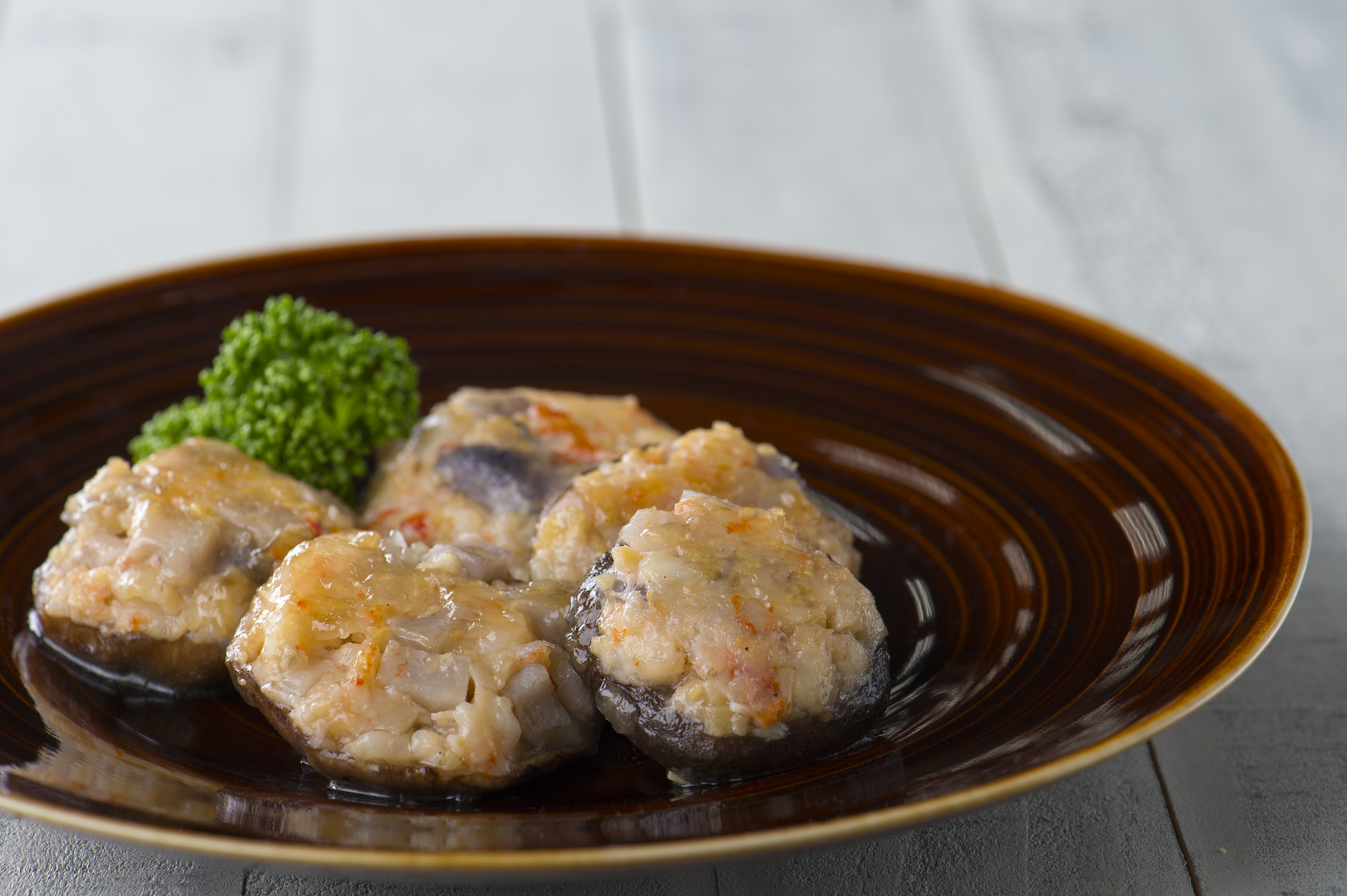 シイタケの海老詰め