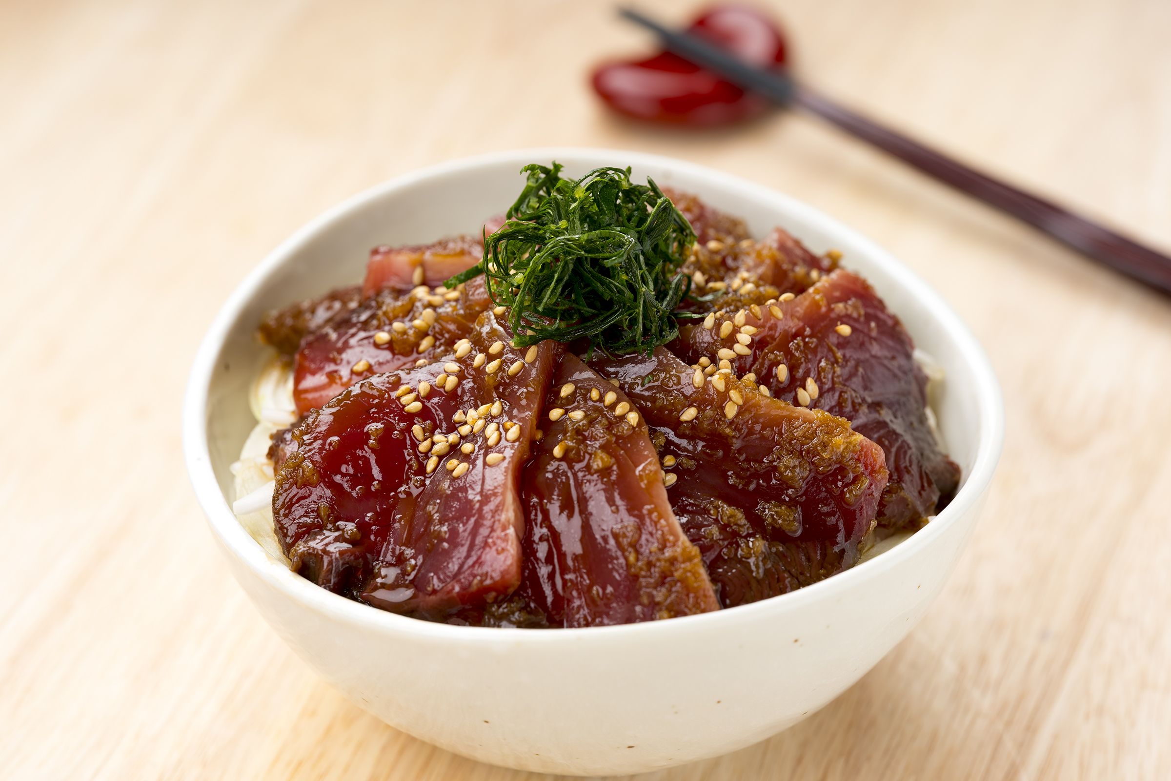 カツオ漬け丼