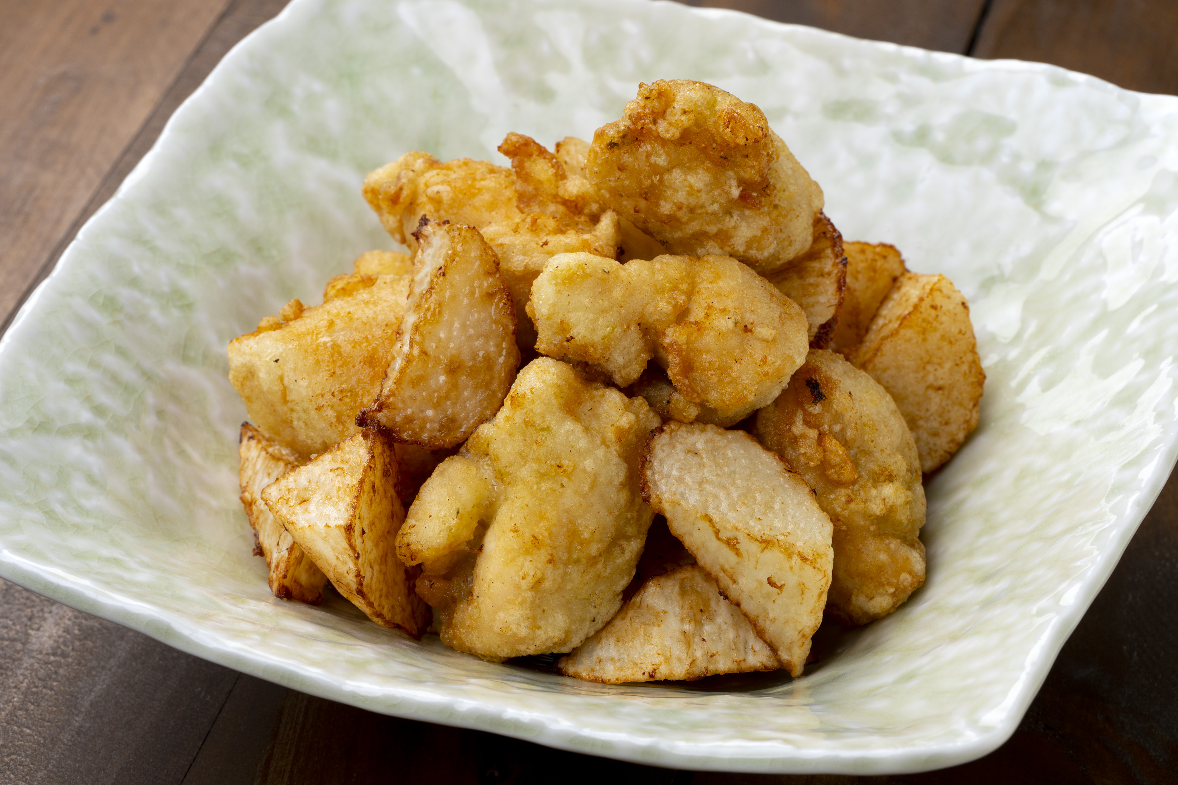 鶏ささみと長芋の柚子胡椒唐揚げ