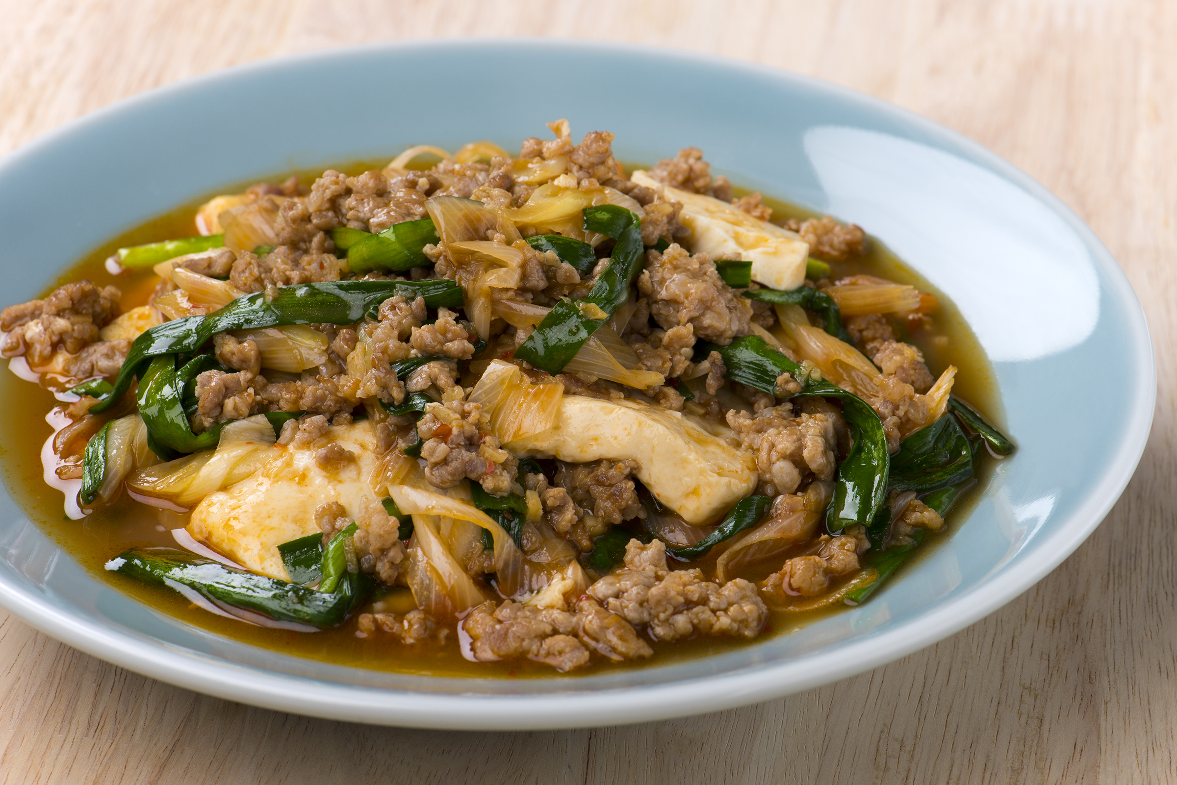 挽肉と豆腐の中華煮