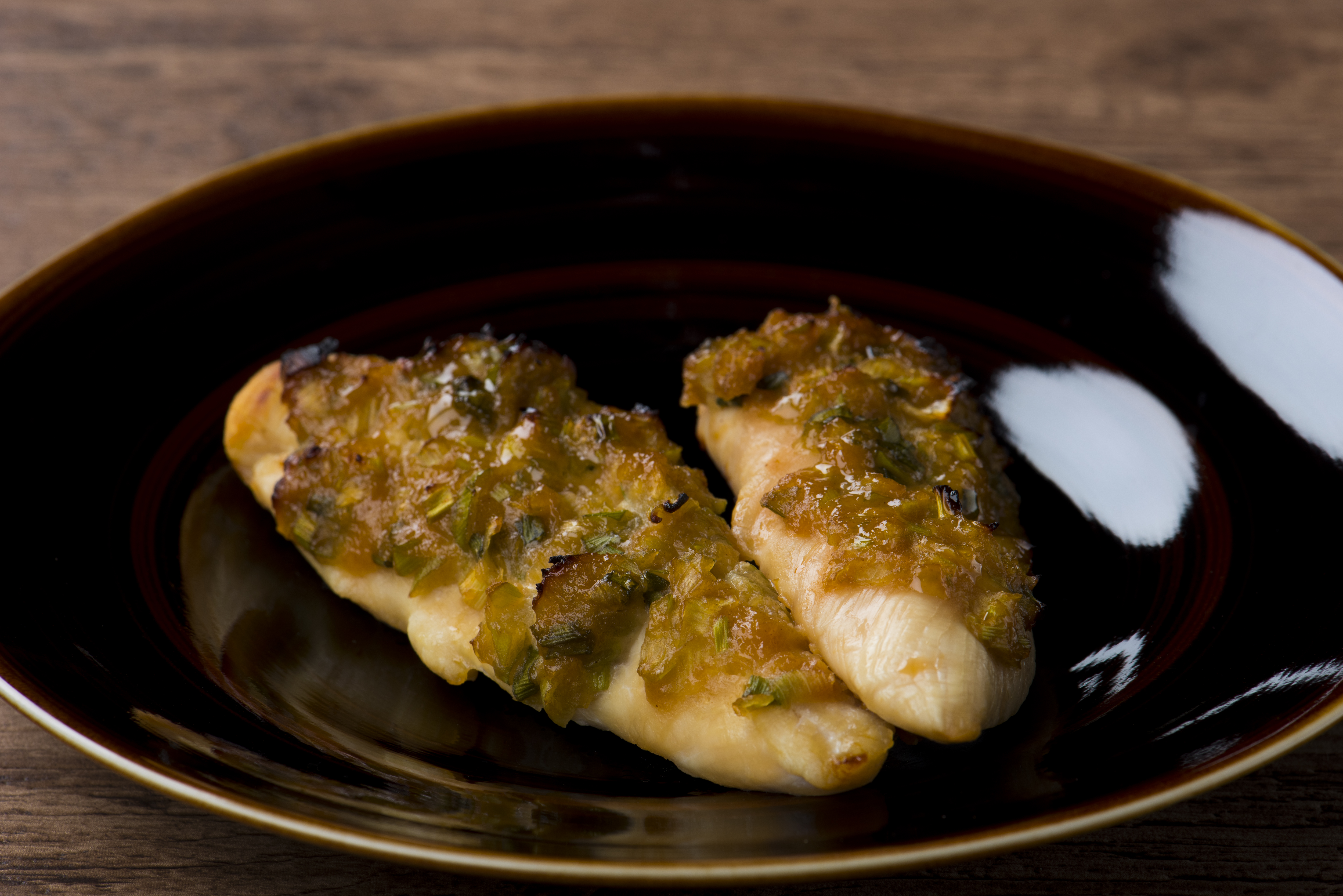 ささみのニンニク味噌焼き