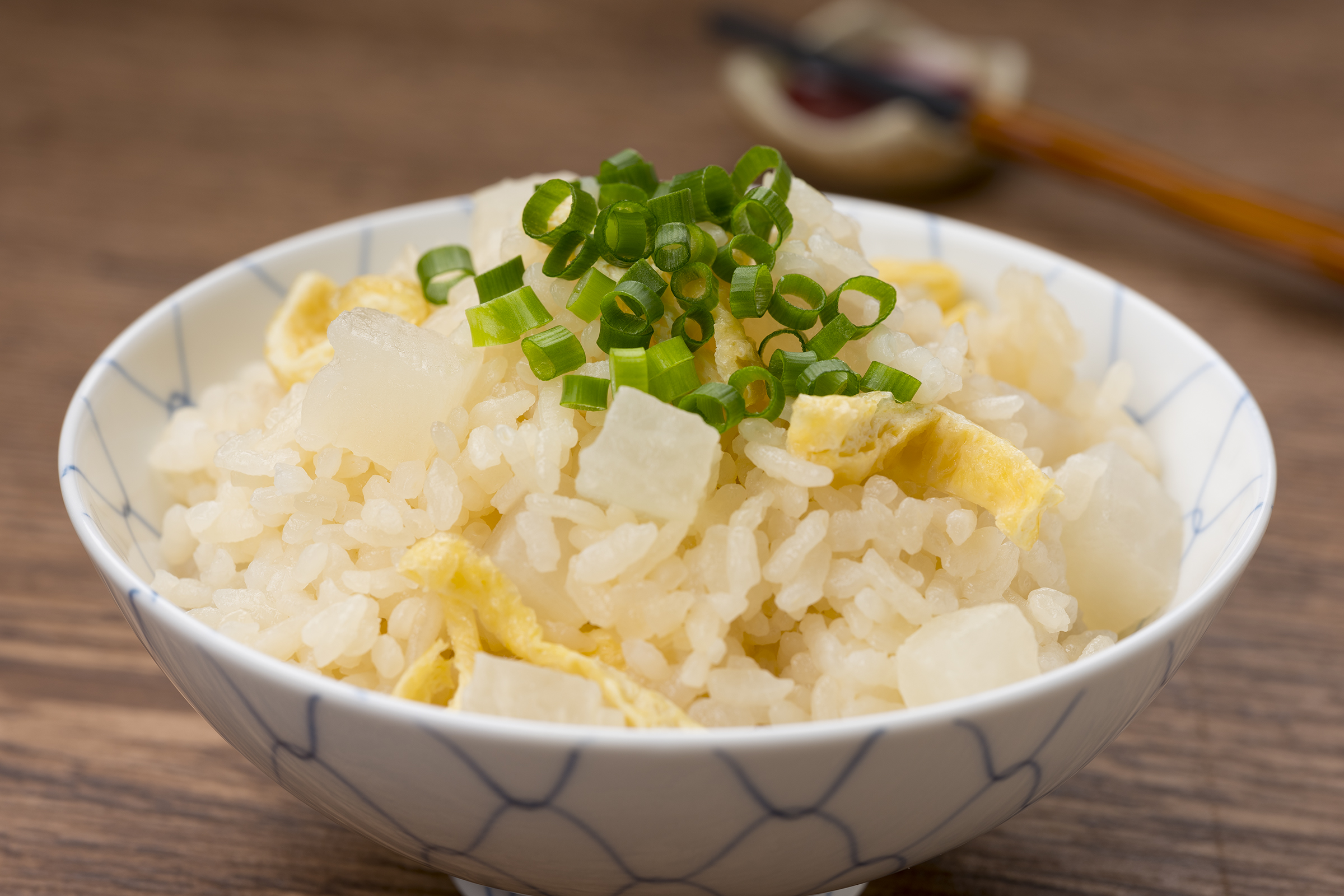 大根と油揚げの炊き込みご飯