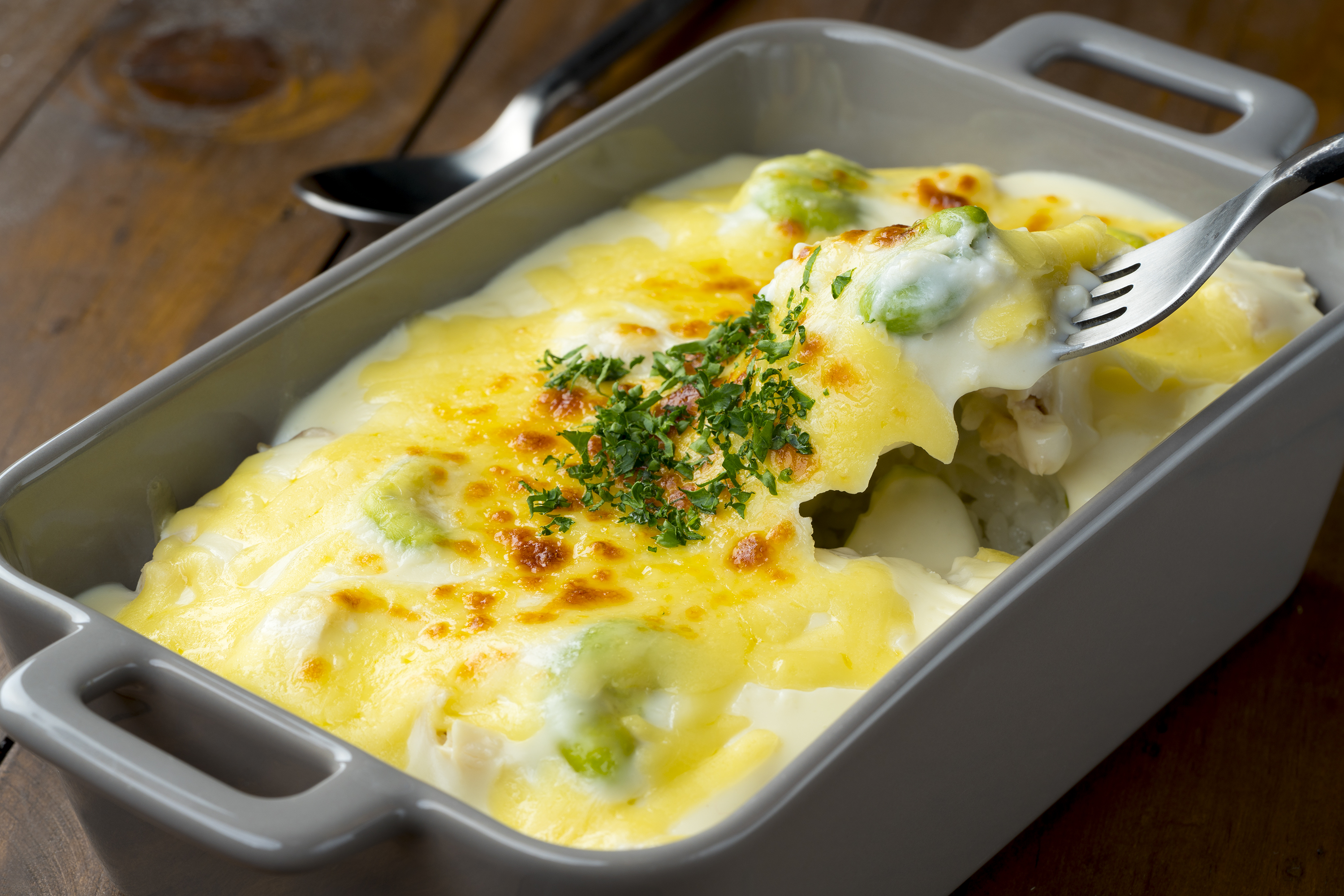 そら豆のドリア