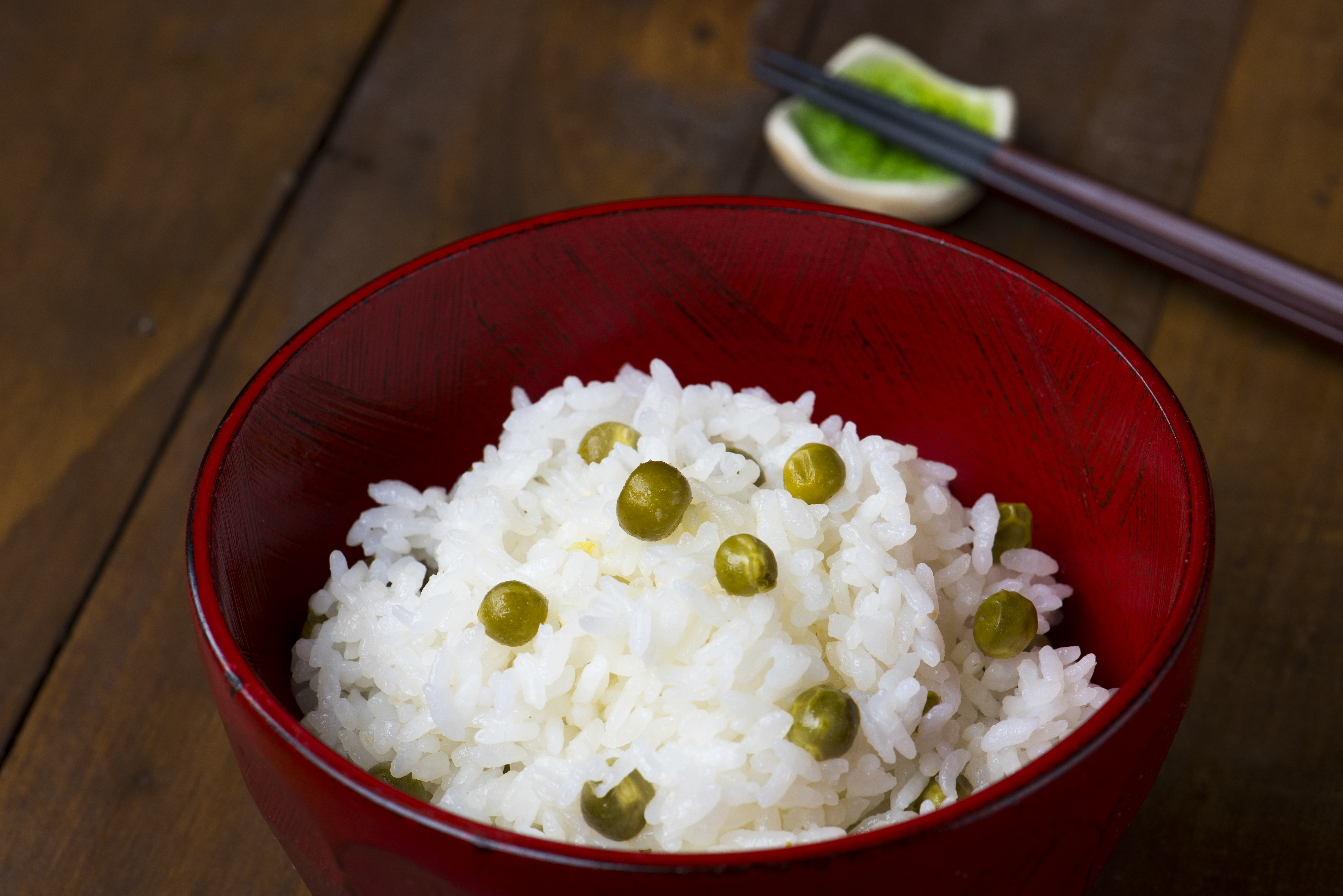 グリンピースご飯
