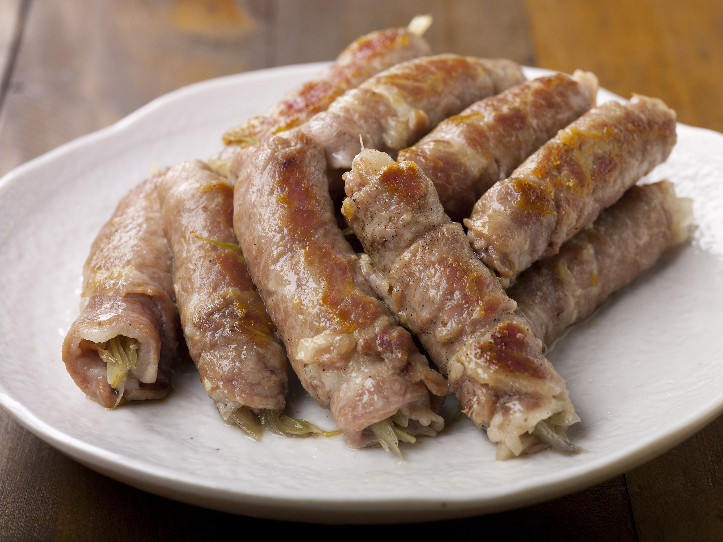 豚肉のみょうが巻き