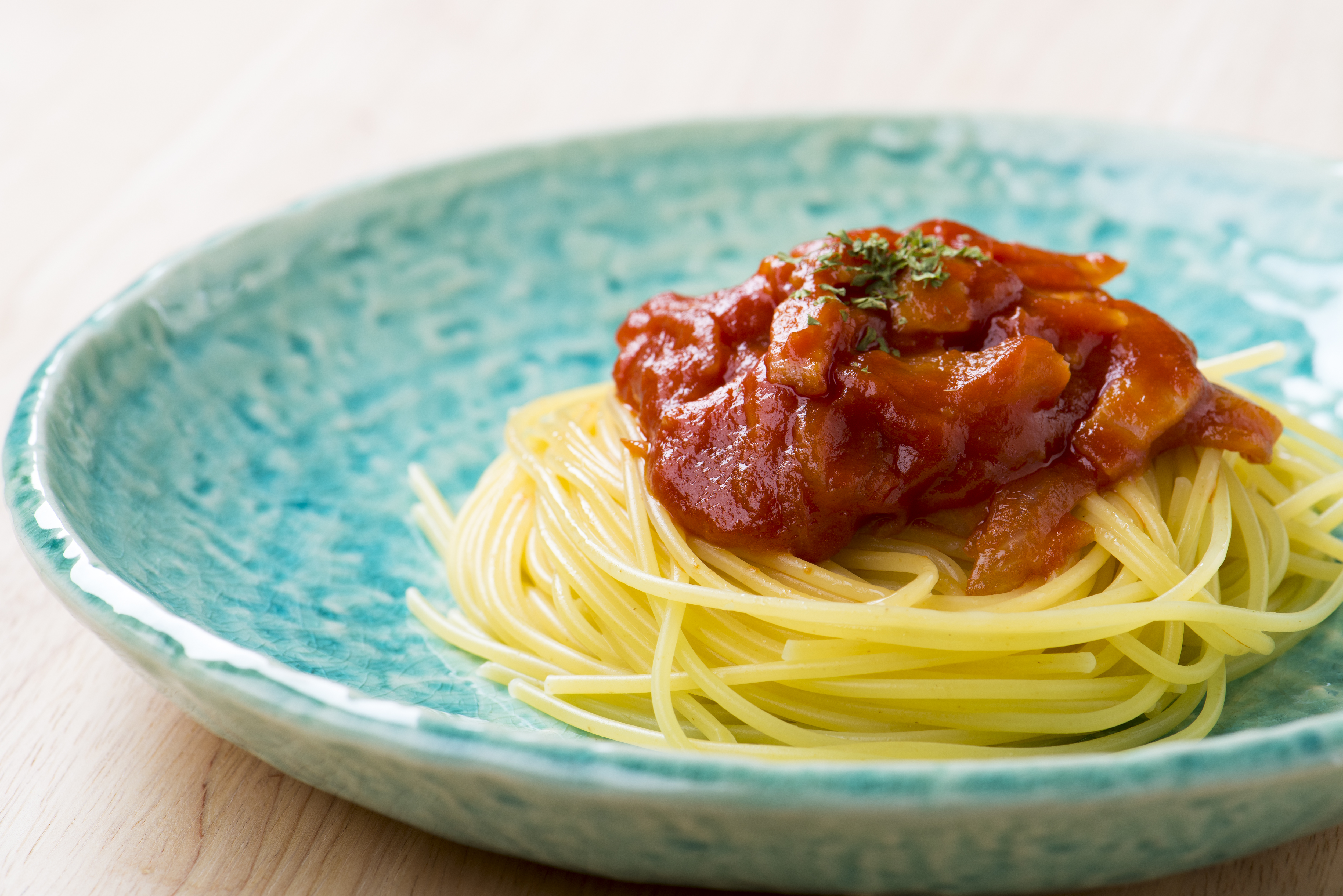 梅入りトマトスパゲッティー