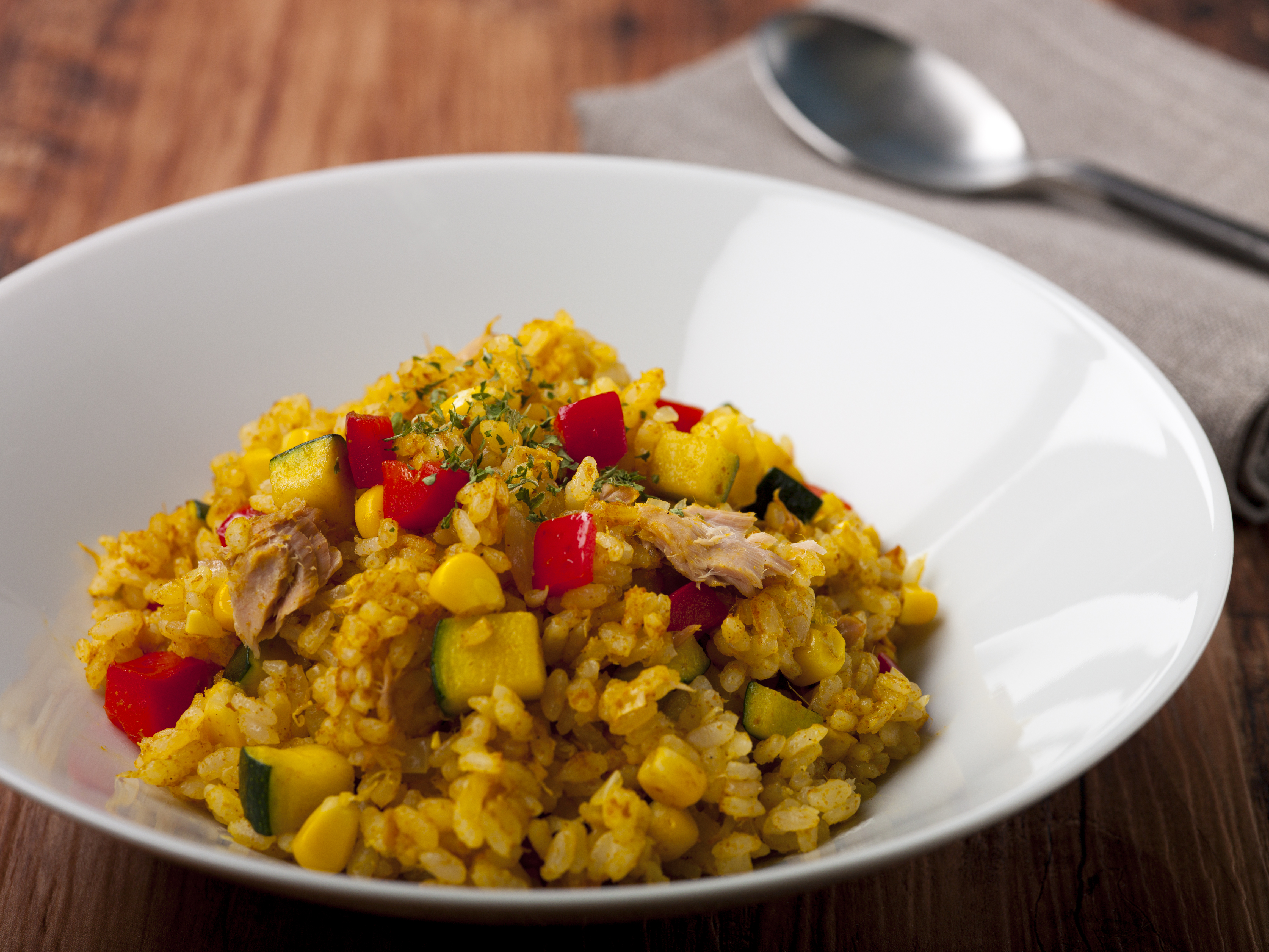 夏野菜カレーピラフ