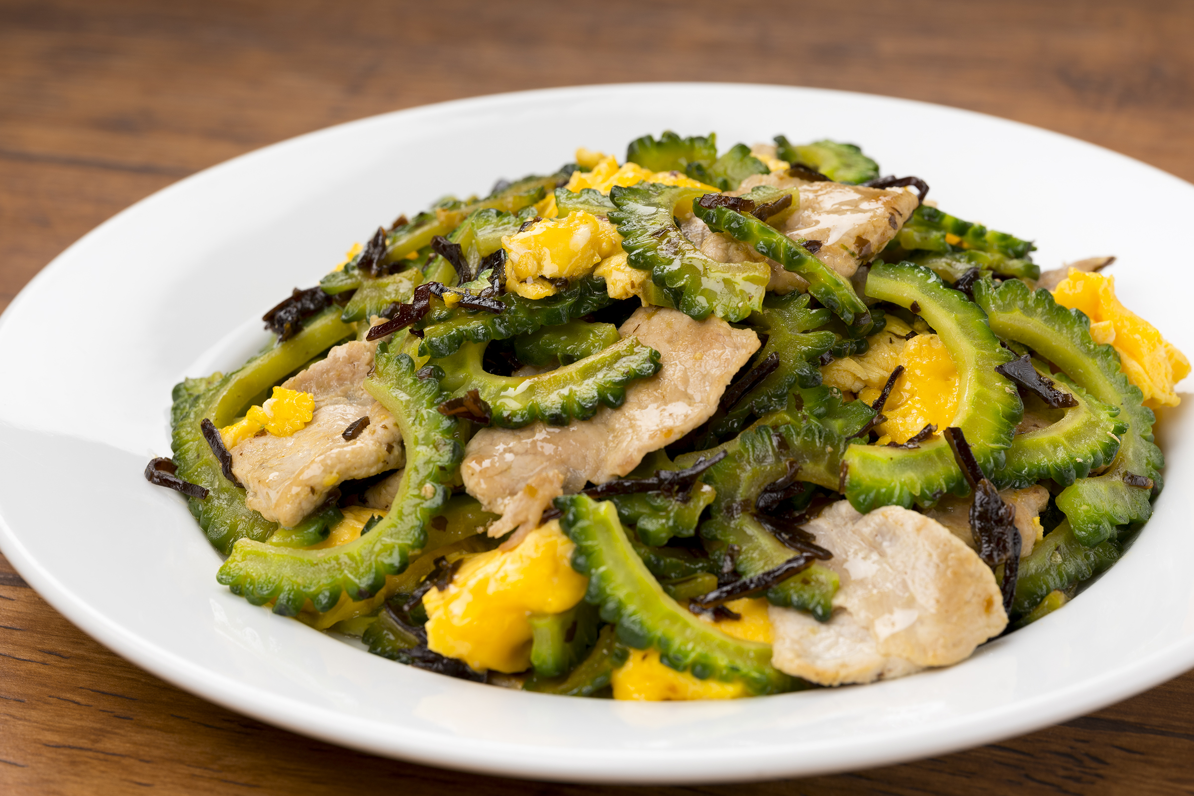 ゴーヤの塩昆布炒め