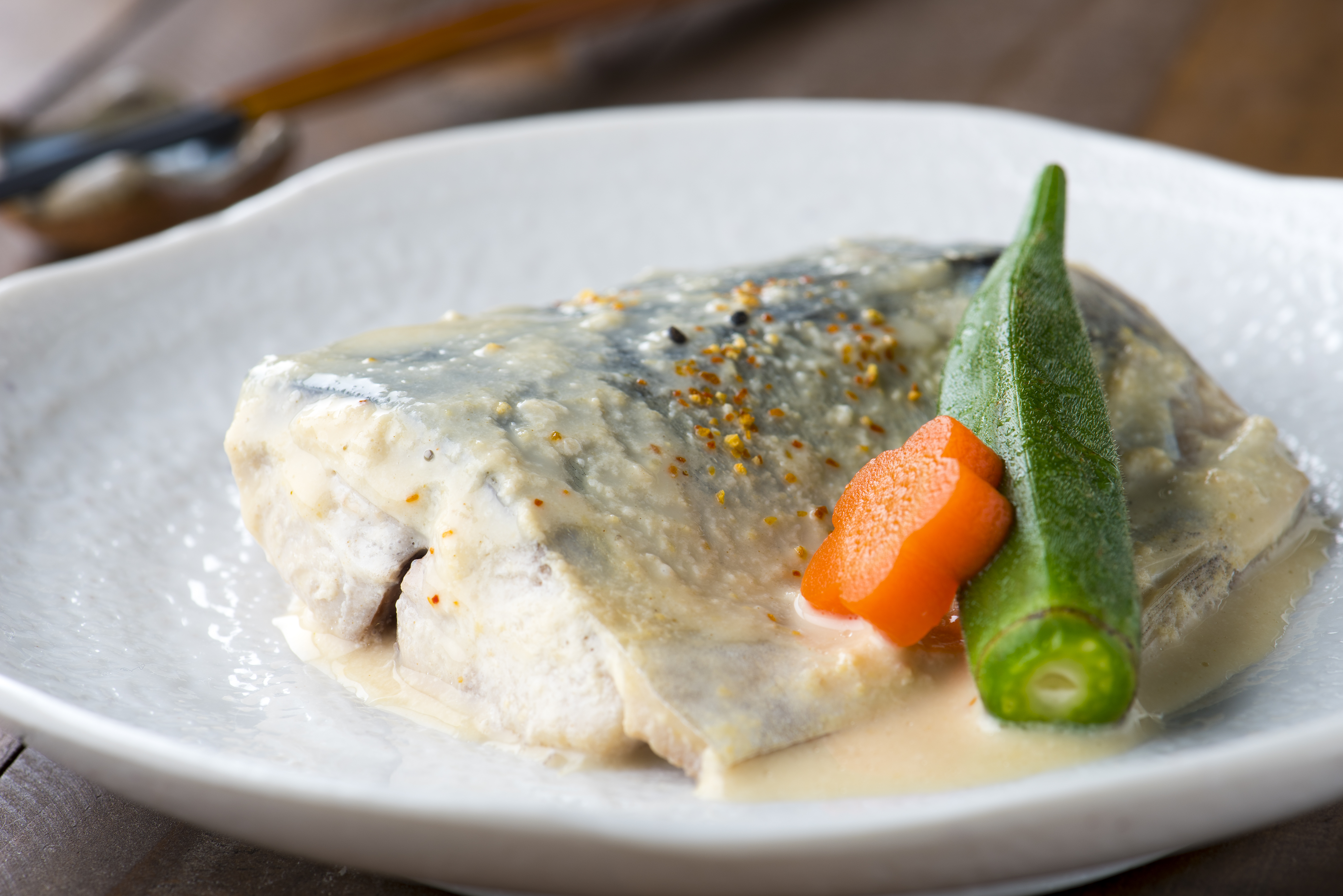 サバのミルク味噌煮