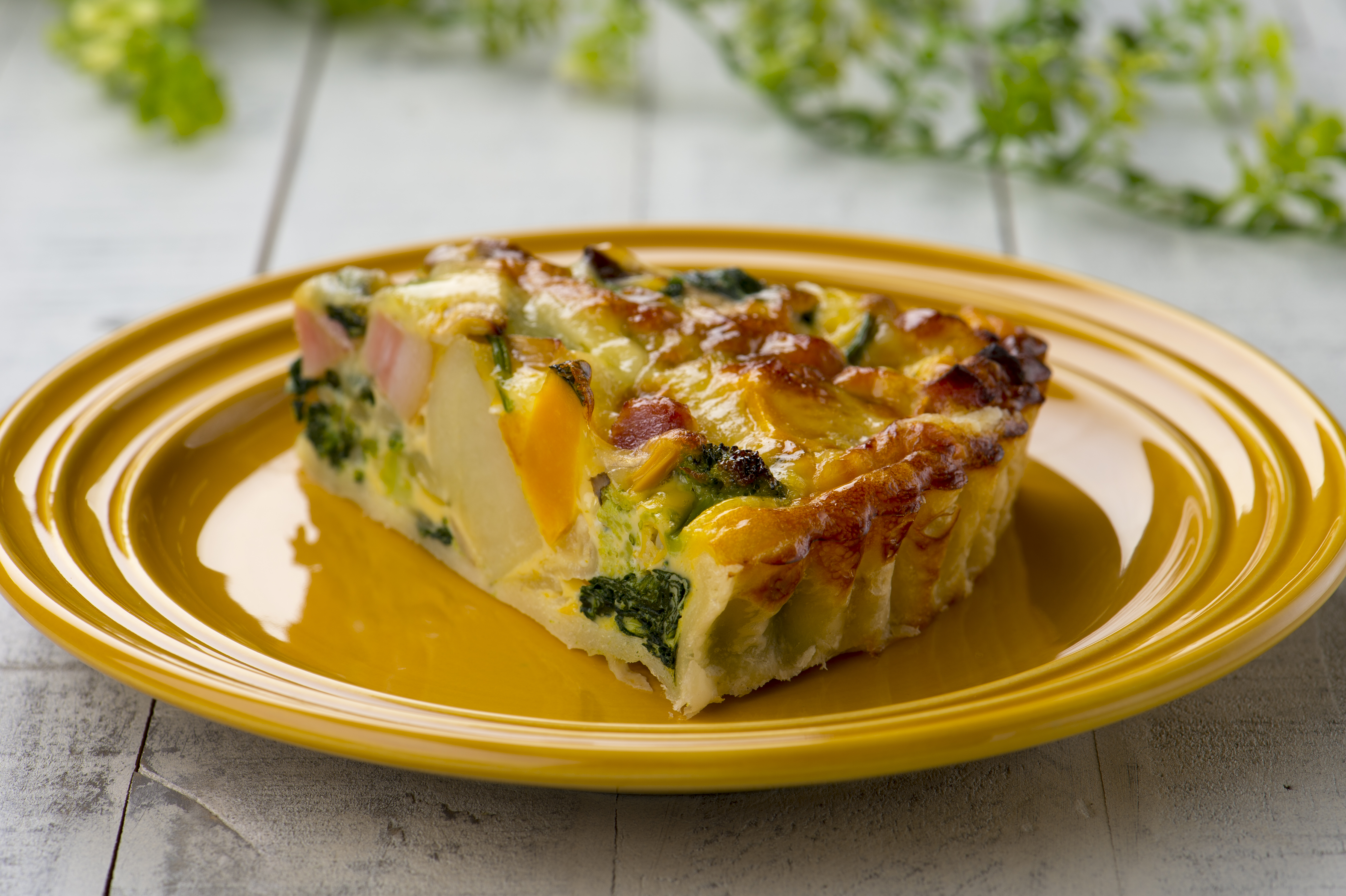 ほうれん草とジャガイモのキッシュ